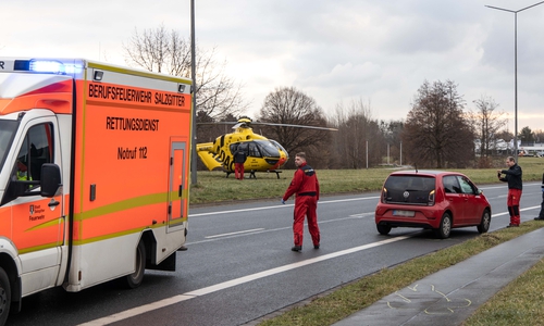 Hier kam es zu dem letztlich tödlichen Unfall.