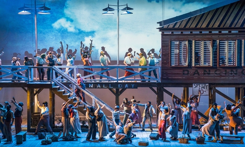 Eine Szene aus Charleston, der Kulisse für Gershwins Oper
