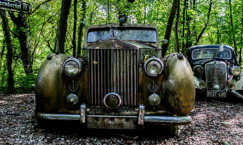 Der Auto- und Skulpturenpark im Neandertal ist das Thema des Wolfenbütteler Fotografen Detlef Marcus.