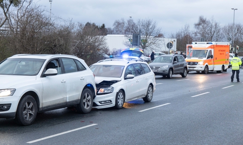 Der Fahrer des VW konnte nicht mehr bremsen.