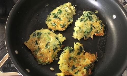 Lecker, gesund und schnell zubereitet. Die Spinat-Kartoffelpuffer. 
