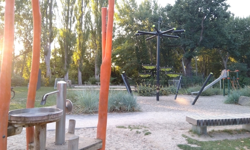 Bei dem Spielplatz Wallstraße waren Kinder bei der Planung beteiligt.