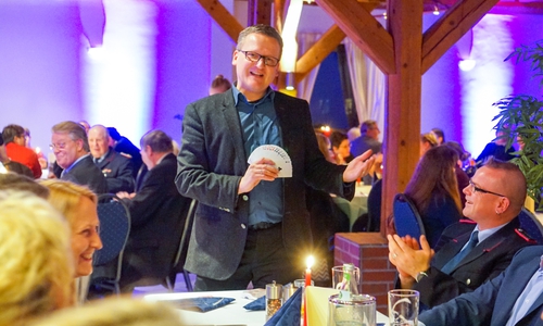 Frank Wessels sorgte für einen zauberhaften Abend.