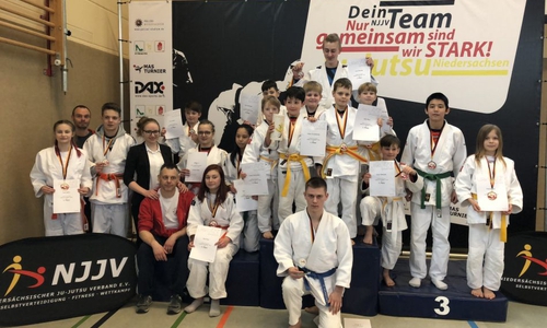 Platz 3 in der Mannschaftswertung für das Goshin-Dojo Helmstedt Foto: Goshin-Dojo Helmstedt