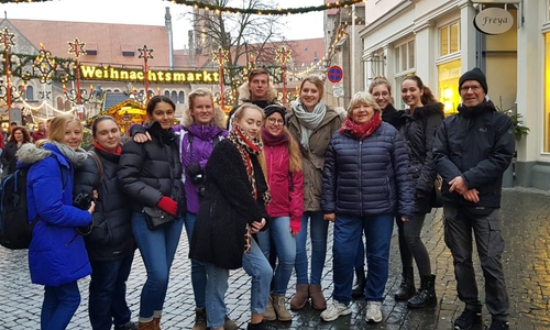 Schüler aus Südafrika besuchten das THG. Foto: THG
