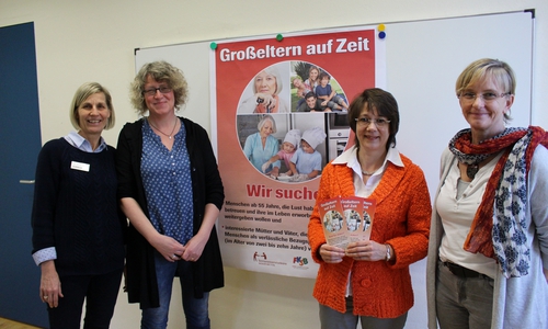 Anette Müller-Damrath (Leiterin Seniorenservicebüro), Heidrun Ripke (EFB), Sabine Görlitzer-Toewe (EFB) und Sandra Schneider (vom Familien- und Kinder-Service-Büro). Foto: Max Förster