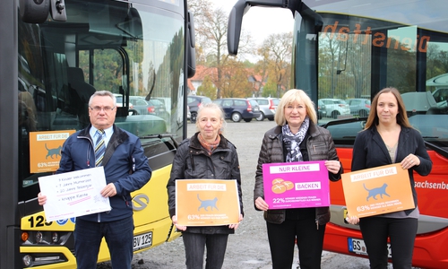 Die Gleichstellungsbeauftrage Vera Tietz (zweite von rechts) machte im letzten Jahr unter anderem auf Frauenarmut aufmerksam. Foto: Nino Milizia