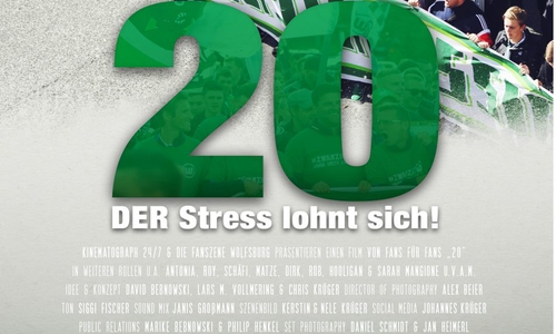 Der VfL-Fan-Film wird nun auch außerhalb Wolfsburgs zu sehen sein. Foto: Pressefoto "20".