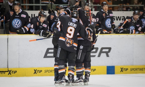 Im Vorjahr konnten die Grizzlys vier Siege gegen DEL-Neuling Bremerhaven feiern. Jan F. Helbig/PresseBlen.de/Archiv