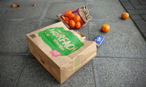 In der Einkaufstasche des Opfers fehlte die Bauchtasche. Foto: Alexander Panknin (Symbolbild)