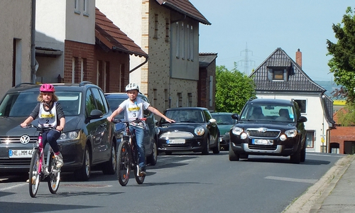 Radfahrprüfung im Realverkehr. Foto: Achim Klaffehn