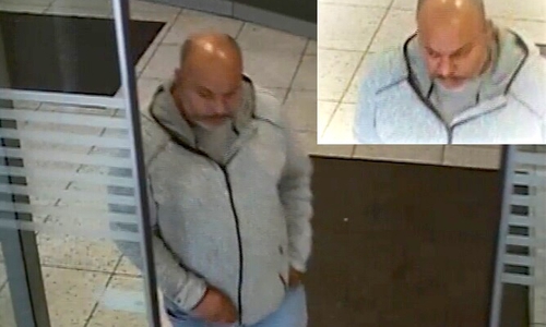 Mit der gestohlenen EC-Karte wurde von diesem Mann Geld abgehoben. Foto: Polizei