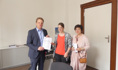 Christoph Bratmann, Cornelia Schwoch und Ulrike Eberhard. Foto: Wahlkreisbüro Christoph Bratmann