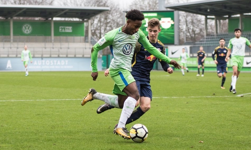 John Yeboah Zamora traf zweimal für den VfL. Foto: Jan Helbig/Presseblen.de/Archiv