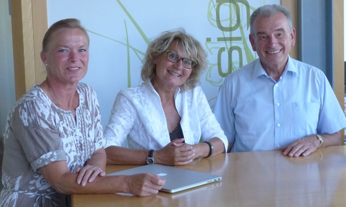 Dunja Kreiser, Sabine Sternberg, Klaus-Dieter Arndt (v. li.). Foto: SPD