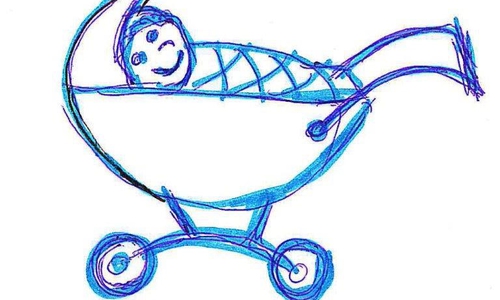 Logo Café Kinderwagen. Foto: Heidrun Ripke