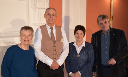 Von links: Christiane Wagner-Judith, Bernd Surholt, Margit Richert, Reinhard Deitmar. Foto: Privat