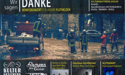 Am 4. November können sich die Bürger bei den Fluthelden bedanken. Foto: Rampen für Goslar e.V.