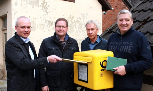 Von links: Marc Lohmann, Marcus Bosse, Dietmar Wessel und Oliver Ganzauer. Foto: SPD