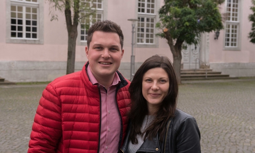 Gemeinsam haben Ueckermann und Raulfs an viele Haustüren in Gifhorn geklopft. Foto: SPD