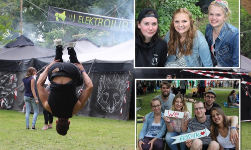 Freudensprünge und glückliche Gesichter beim Summertime Festival 2017. Fotos: Nick Wenkel