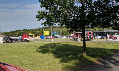 Das Gas trat aus einer Tankstelle aus. Foto: Alexander Weiß