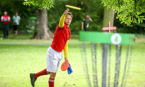 Keine Disc-Golf-Anlage im Heidbergpark. Symbolfoto: Archiv