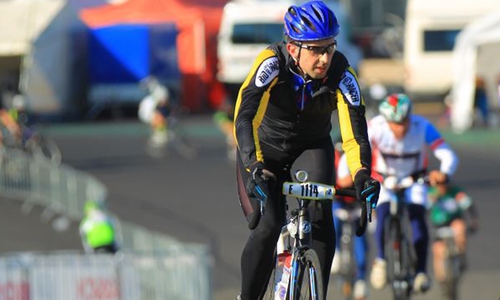  Thorsten Ostrowski belegte beim Radrennen „Rad am Nürburgring“ den 10. Platz.
