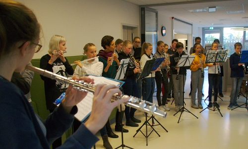 Bläser-AG. Foto: THG 