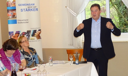 Uwe Lagosky zu Besuch beim VdK. Fotos: VdK