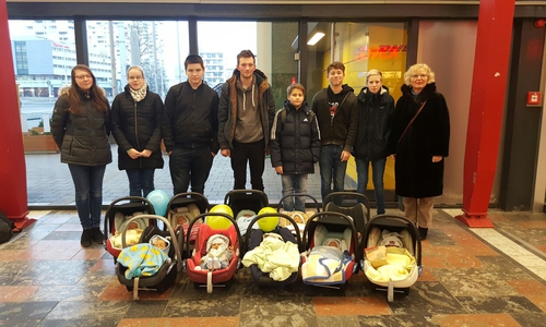 Eine Herausforderung der anderen Art wagten sich zwölf Schülerinnen und Schüler der Henriette-Breymann-Gesamtschule. Foto: privat
