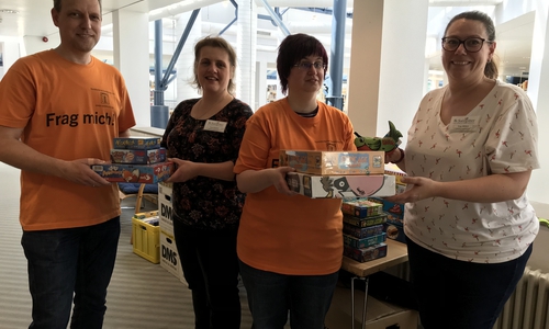 Die Mitglieder des Vereins standen den Spielern als Hilfe zur Verfügung

Foto: Stadt Salzgitter