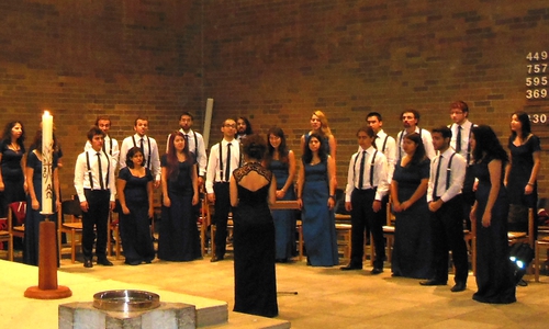Boğaziçi Jazz Choir am 8. September 2013 beim Eurotreff in St. Thomas.
Foto: Riekeberg