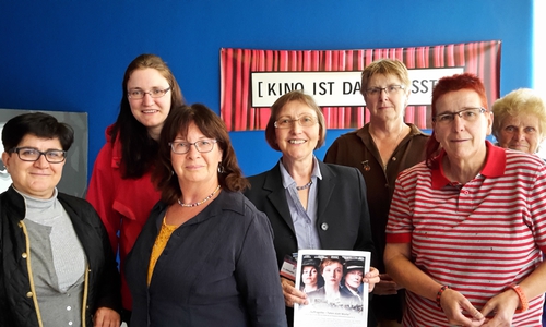 Die Arbeitsgemeinschaft Sozialdemokratischer Frauen hatte am 16.Juni zu einem Film- und Gesprächsabend in den Filmpalast geladen, gezeigt wurde der Film "Suffragette - Taten statt Worte". Foto: Ille Schneider