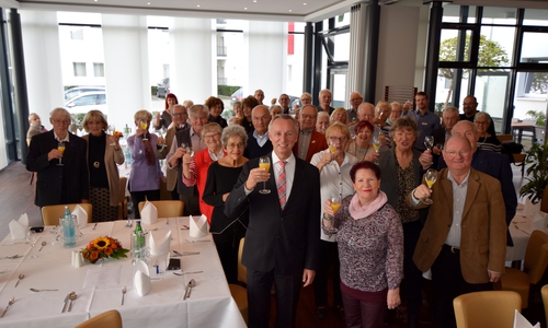 Die VWI feierte mit ihren langjährigen Mietern. Foto: VWI