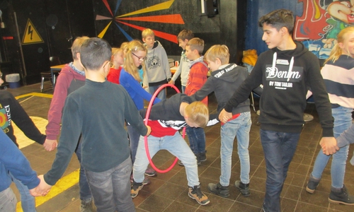 BEim Programm "Keep Cool" sollten die Kinder an ihrer Sozialkompetenz arbeiten.

Foto: Große Schule 