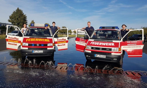 Die Teilnehmer (von links) Jessica Wassner, Finn Klapproth, Rene Kleintje und Sarah Gierke freuen sich über das Erlernte. Foto: Feuerwehr Baddeckenstedt 