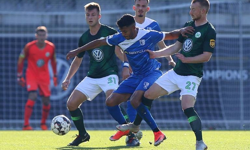 Schiedlich friedlich: Wolfsburg und Magdeburg trennten sich 1:1. Foto: imago/regios24