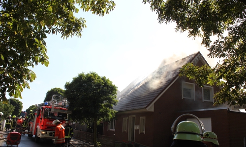 Die Feuerwehr konnte den Brand schnell löschen. Foto: Feuerwehr
