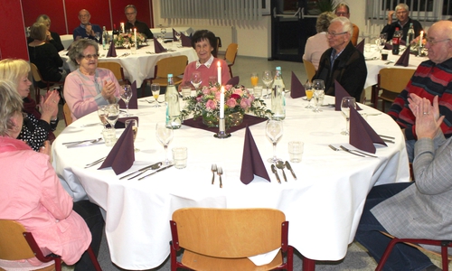 Ehrenamtliche der Lebenshilfe Gifhorn beim traditionellen Neujahrsempfang. Fotos: Lebenshilfe Gifhorn