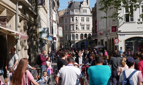 Die  Braunschweig Stadtmarketing GmbH teilt stabile Besucherfrequenzen in Braunschweig mit. Foto: Alexander Panknin