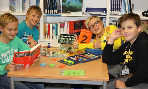 Die Kinder hatten ihren Spaß mit der Büchereirallye. Fotos: THG