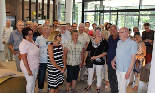 Die 40-köpfige Gruppe im  neuen Marriott-Hotel. Foto: CDU