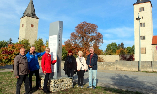 Klaus Bogoslaw, Klaus George, Ingeborg Wagenführ, Christiane Linke, Ingrid und Roland Seibt. Foto: Bernd-Uwe Meyer