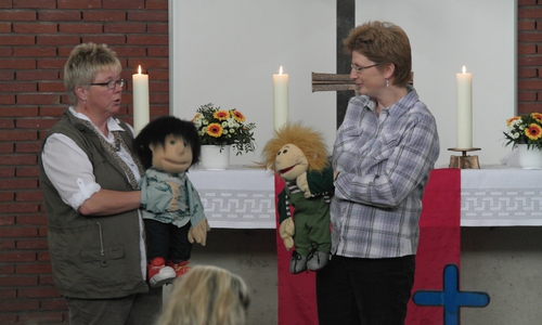 In der Versöhnugskirche findet ein kindgerechter Gottesdienst statt. Foto: Sonja Katholi