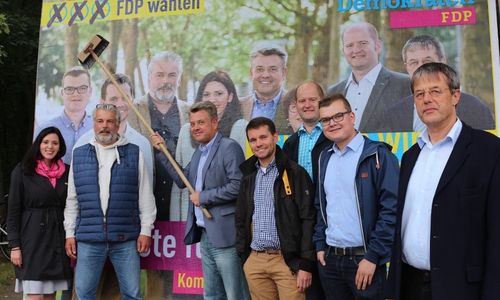 Anikó Merten, Joachim Casper,  Carsten Lehmann, Mathias Möller, Ingo Schramm, Benedikt Schmal und Thomas Ahrens (von links), Foto: Robert Braumann