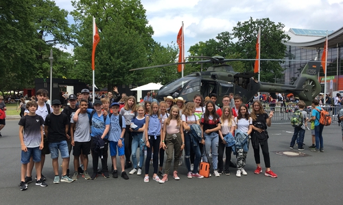 Die Schüler des THG auf der Ideenexpo.

Foto: Kea Oelschlägel