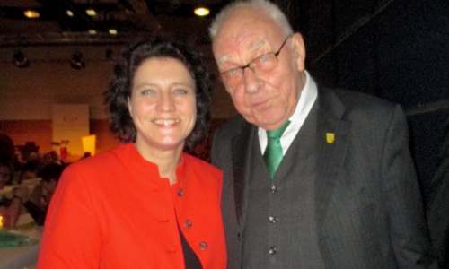 Dr. Carola Reimann und Dieter Lorenz. Foto: DLS