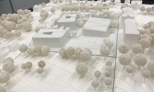 Eines der Modelle zum neuen Kaiserpfalzquartier. Foto: Stadt Goslar