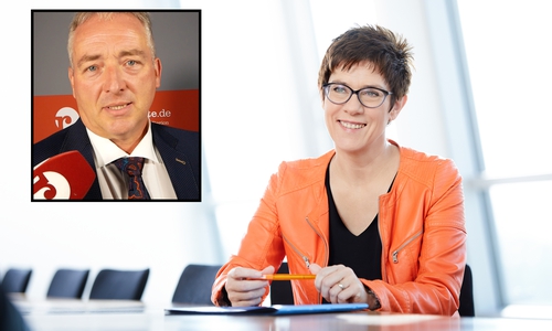 Annegret Kramp-Karrenbauer ist neue CDU-Vorsitzende. Frank Oesterhelweg hatte Friedrich Merz favorisiert. Foto: CDU/Laurence Chaperon bzw. Archiv